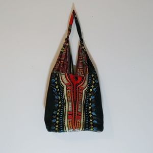 African Dashiki Print Bag Tote Purse
